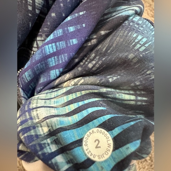 Lululemon Blue Leggings High Waist Performance - Picture 9 of 10